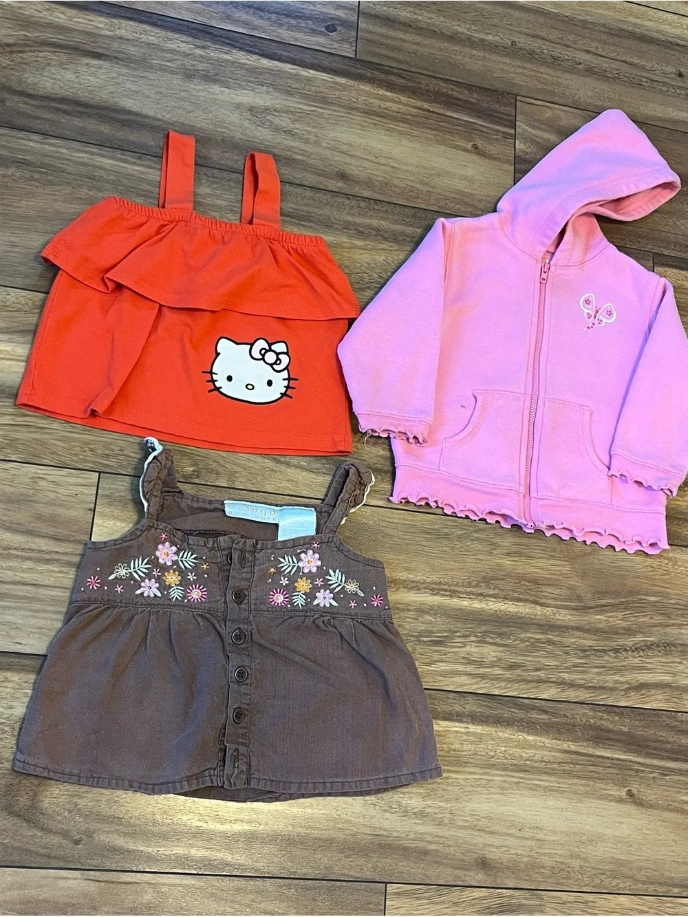 Baby girl 18-24mo Y2K LOT9pcs infant clothing bundle pants jacket hello kitty